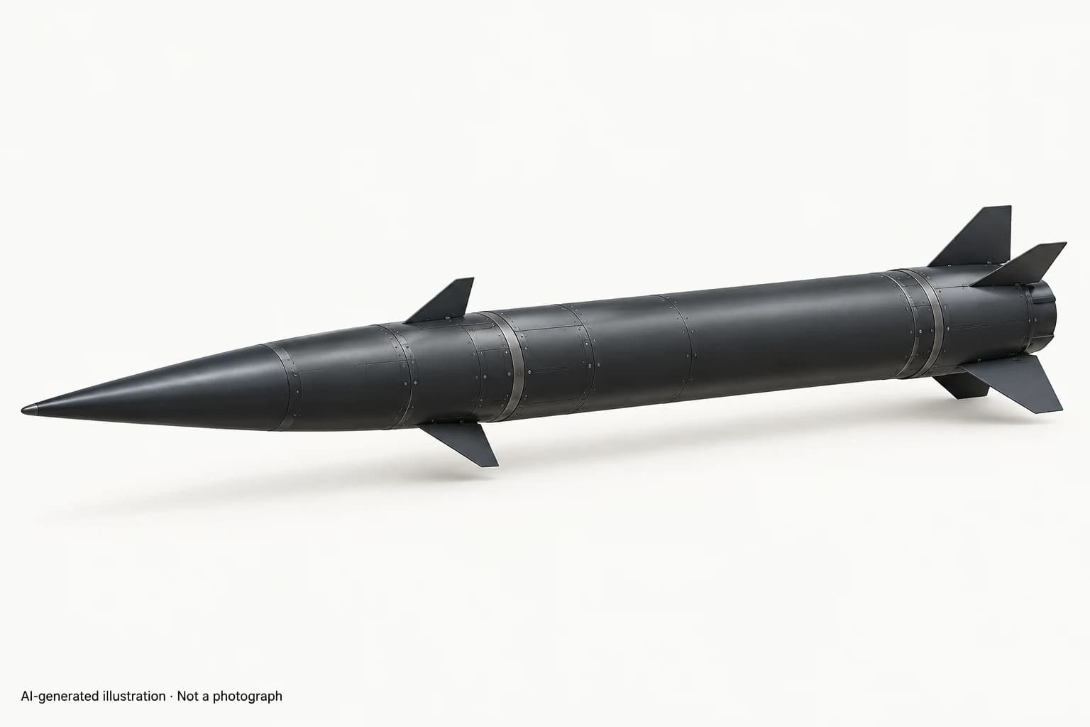AI-generated illustration · Not a photograph — Representative exterior of Fattah-1