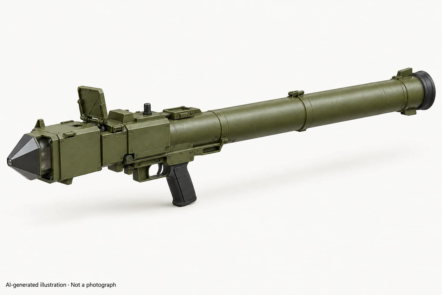 AI-generated illustration · Not a photograph — Representative exterior of FN-6