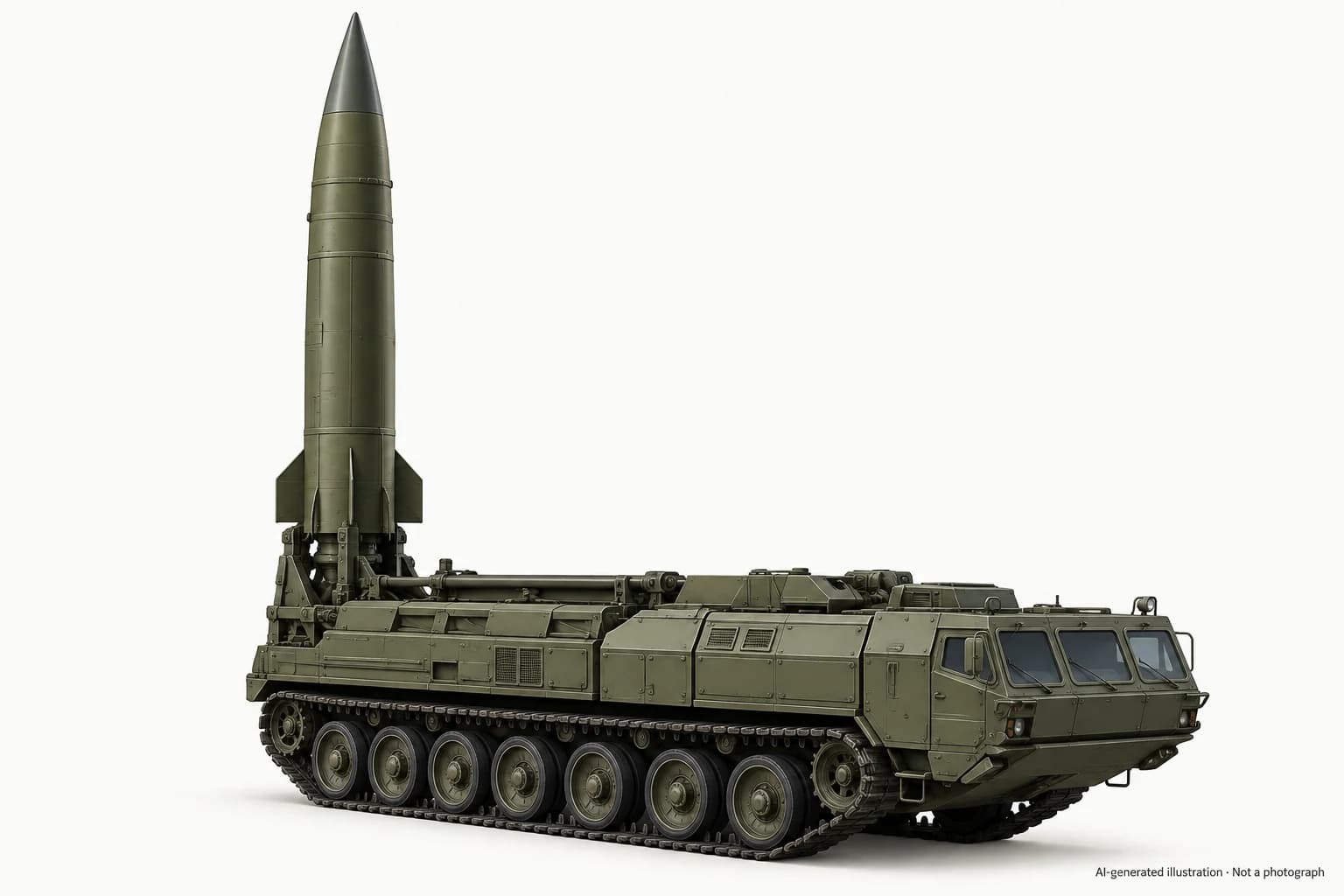 AI-generated illustration · Not a photograph — Representative exterior of KN-18