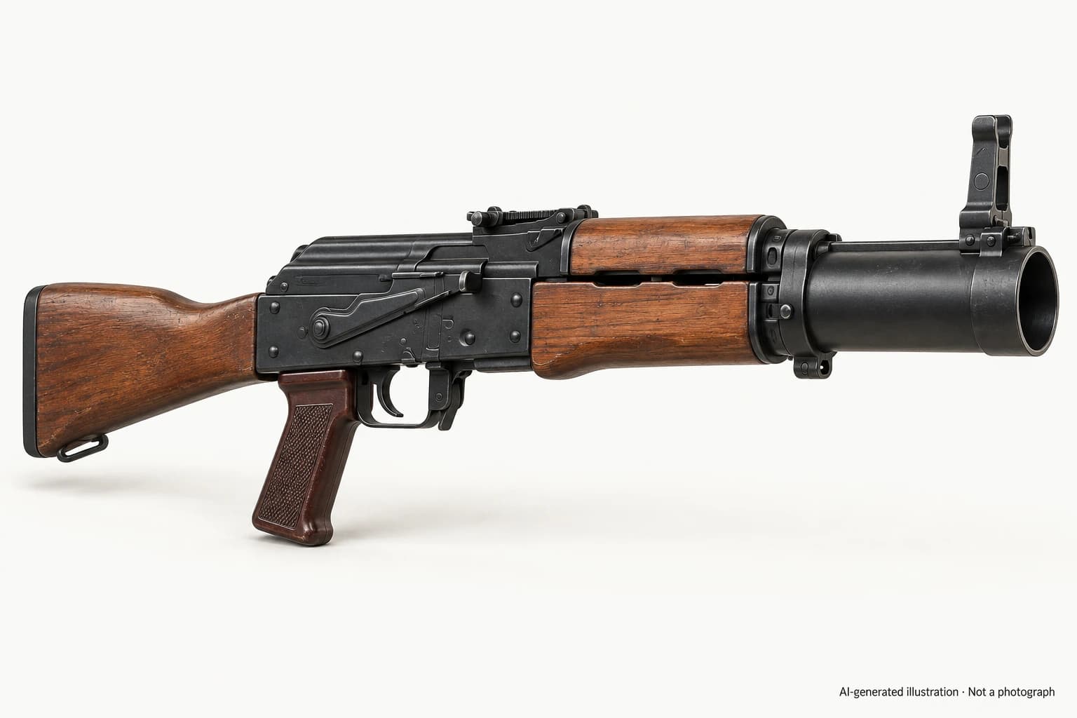 AI-generated illustration · Not a photograph — Representative exterior of RWGŁ-3