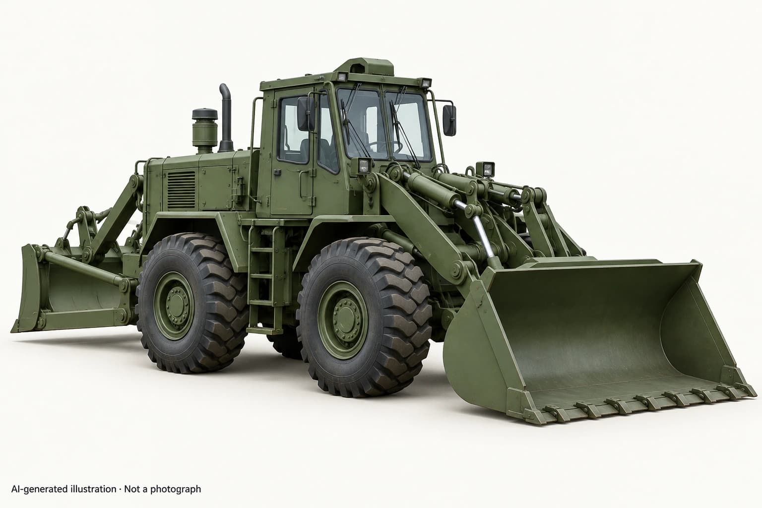 AI-generated illustration · Not a photograph — Representative exterior of SŁ-34C