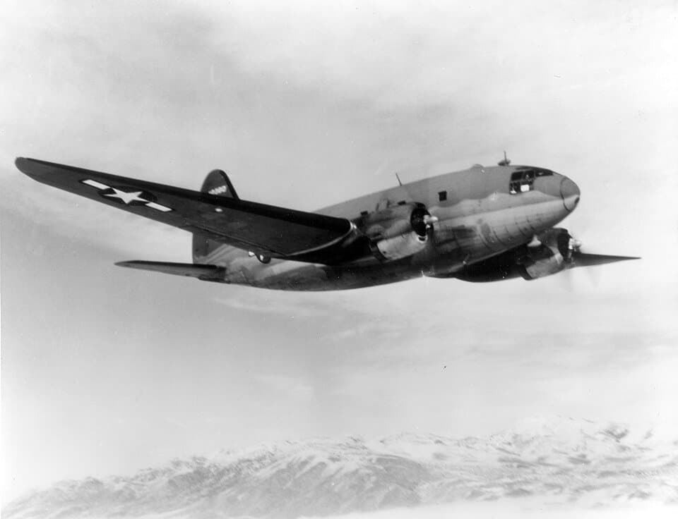 Curtiss C-46 Commando — licensed reference photograph