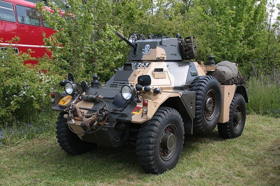 Ferret armoured car — licensed reference photograph