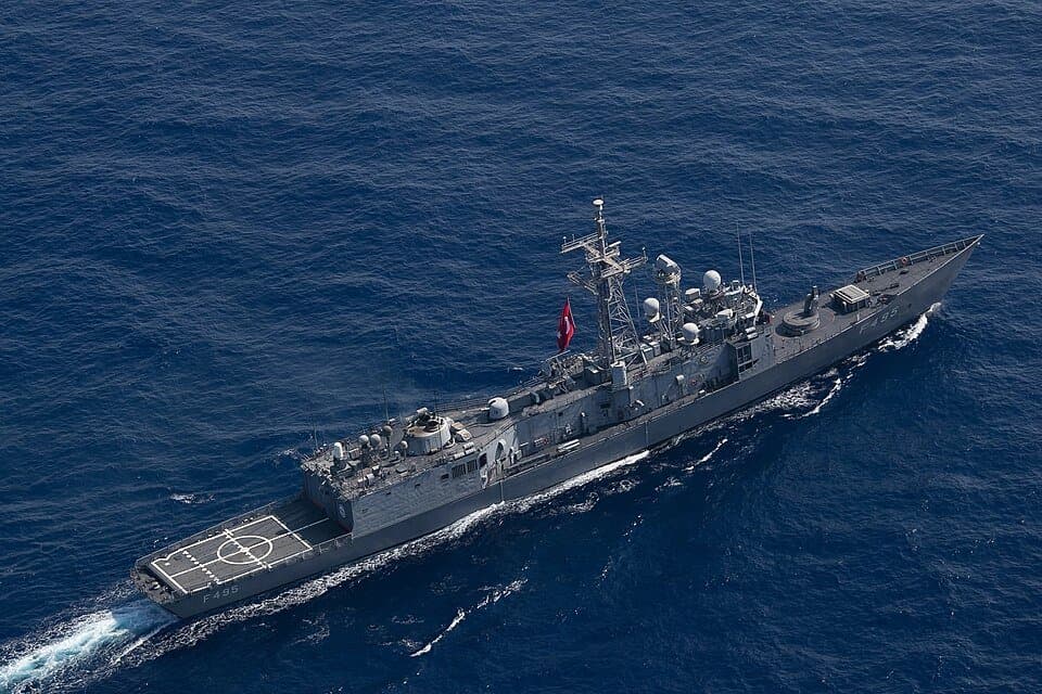 TCG Göksu (F-497), a G-class frigate — licensed reference photograph