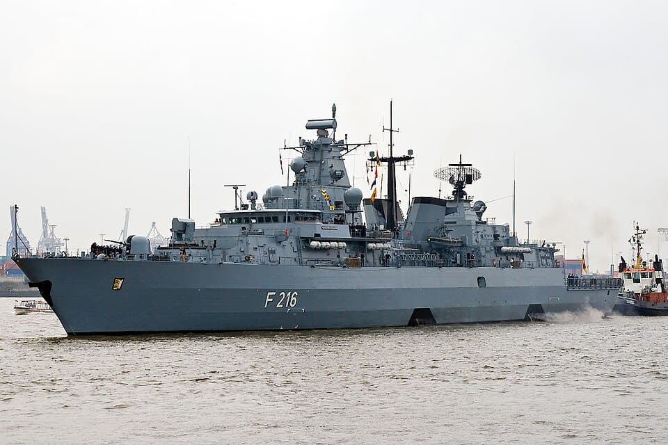 German frigate Schleswig-Holstein — licensed reference photograph