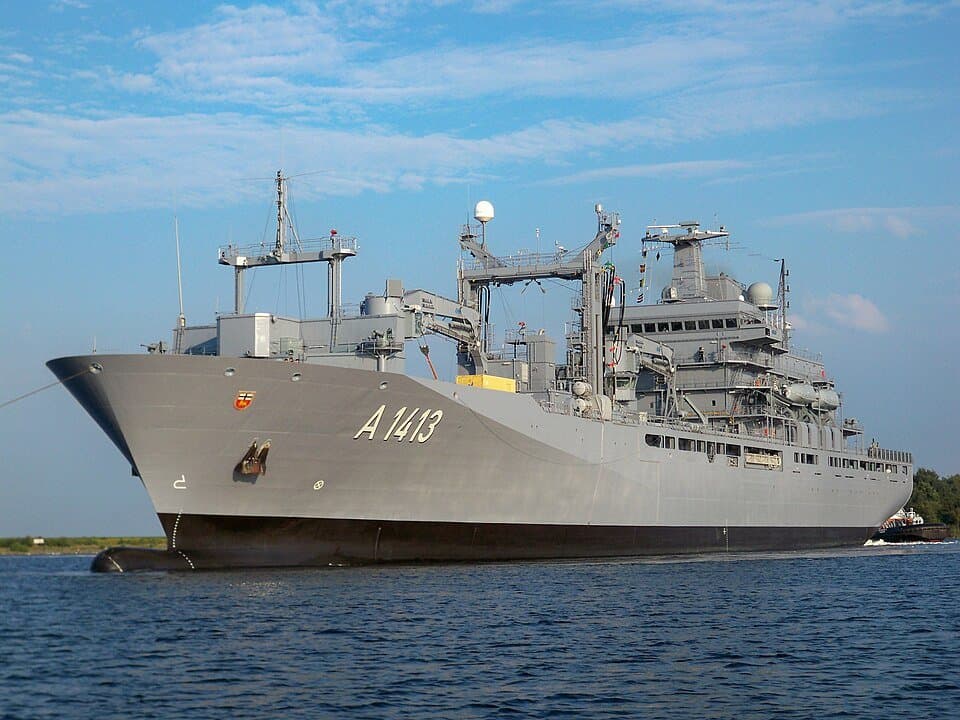 German ship Bonn — licensed reference photograph