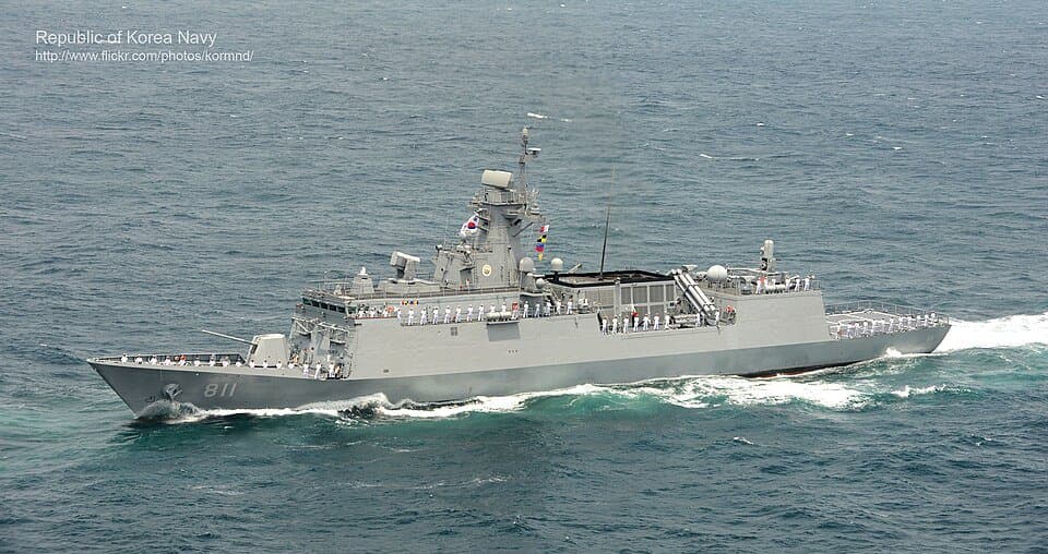 Incheon-class frigate — licensed reference photograph