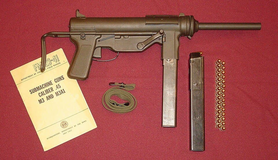 M3 submachine gun — licensed reference photograph