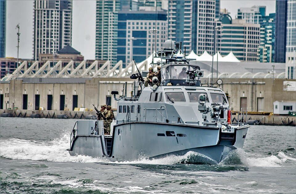 Mark VI patrol boat — licensed reference photograph
