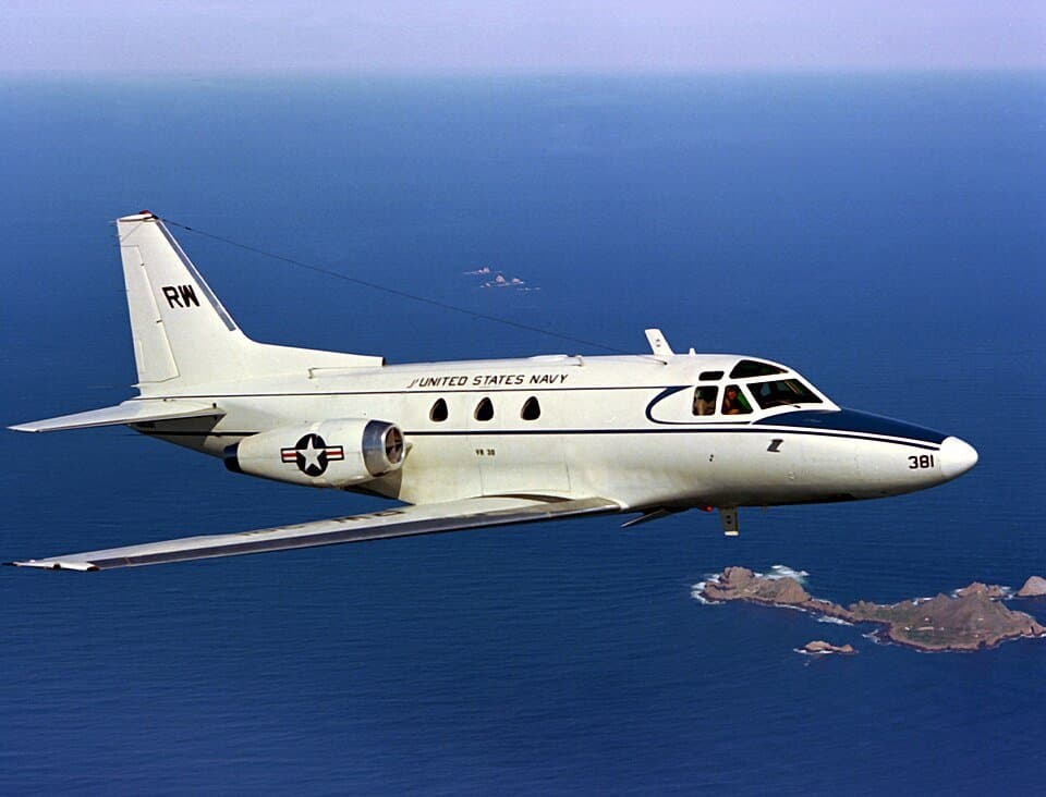 North American Sabreliner — licensed reference photograph