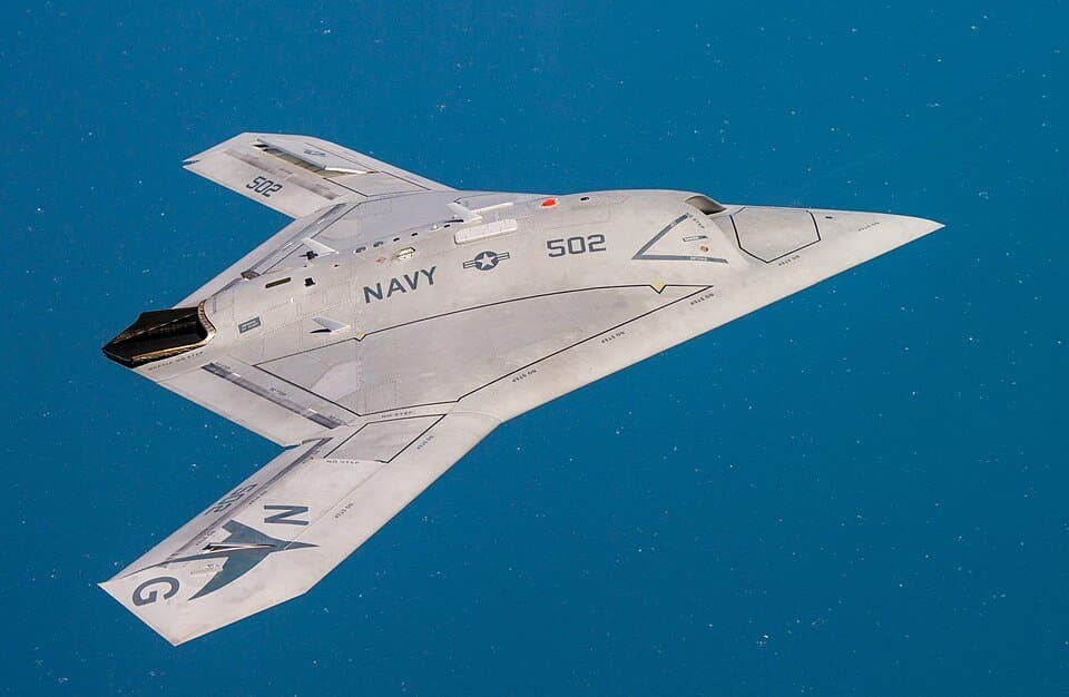 Northrop Grumman X-47B — licensed reference photograph