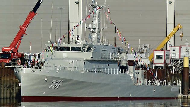 Pulau Fani-class minehunter — licensed reference photograph