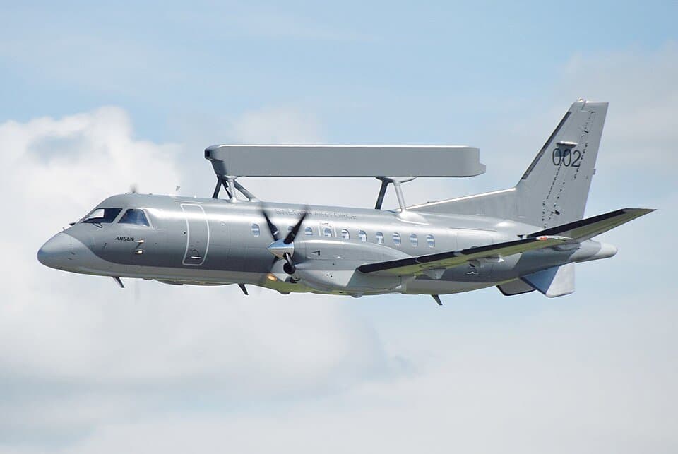 Saab 340 AEW&C — licensed reference photograph