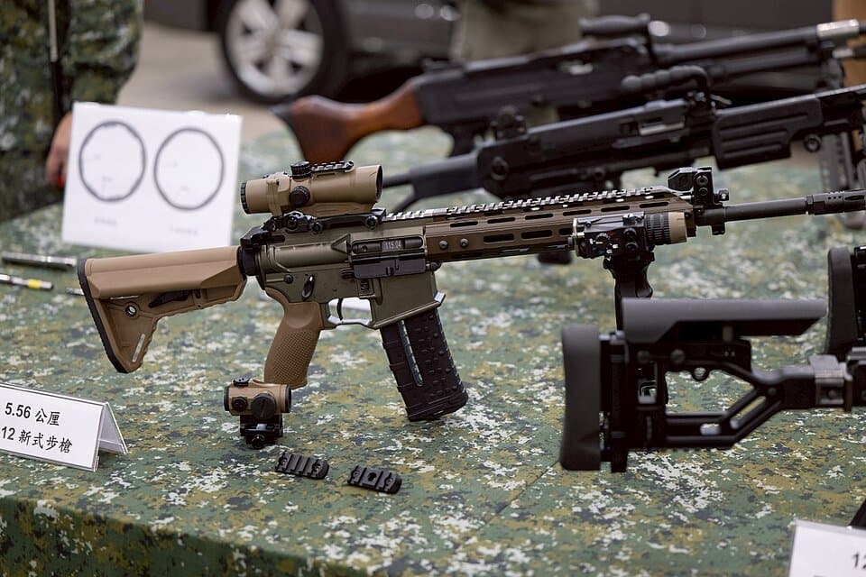 T112 assault rifle — licensed reference photograph