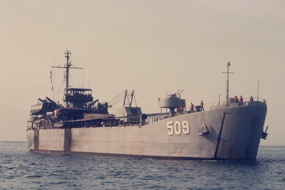 Teluk Langsa-class tank landing ship — licensed reference photograph