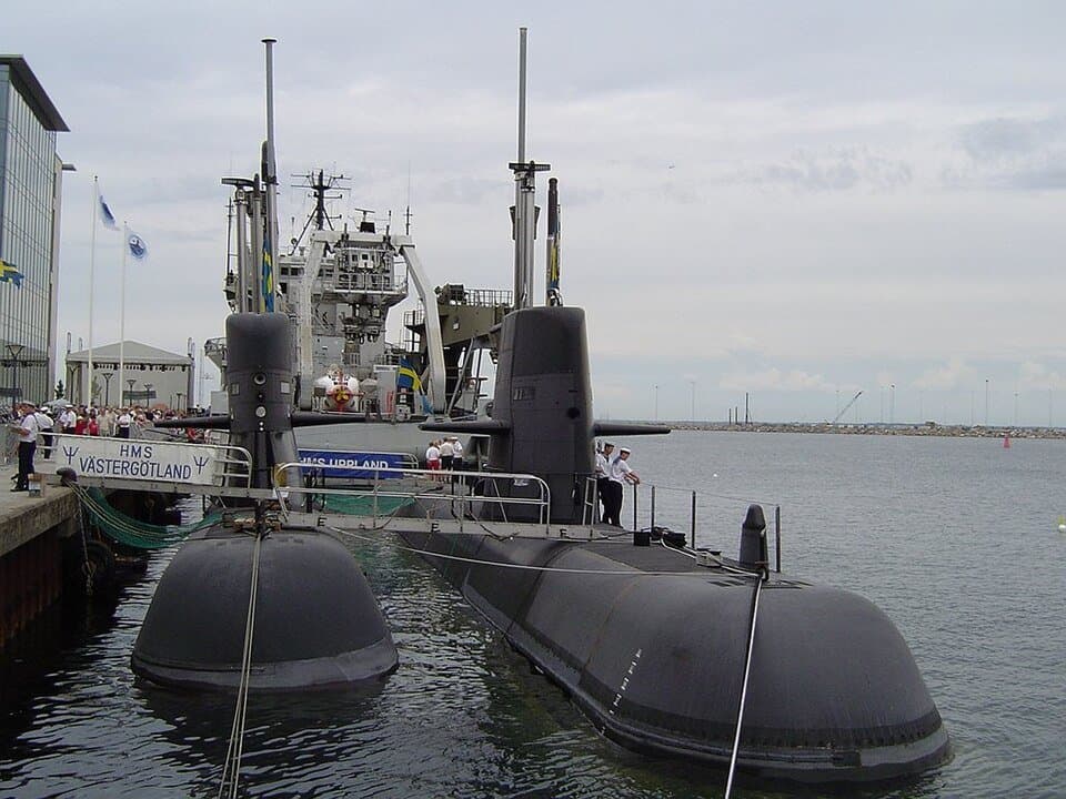 Västergötland-class submarine — licensed reference photograph