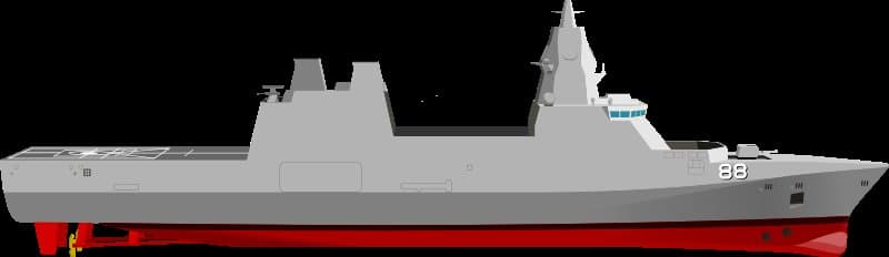 Victory-class multi-role combat vessel — licensed concept illustration