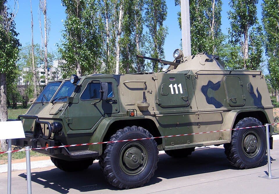 Vodnik (Russian military vehicle) — licensed reference photograph