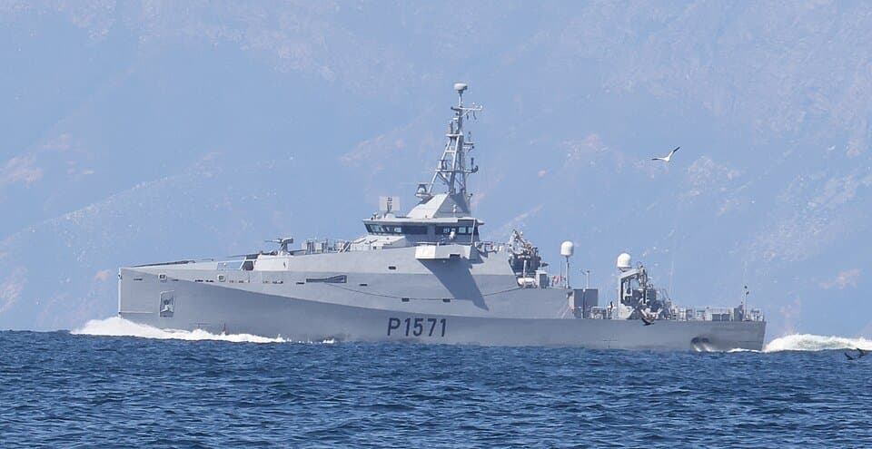 Warrior-class inshore patrol vessel — licensed reference photograph