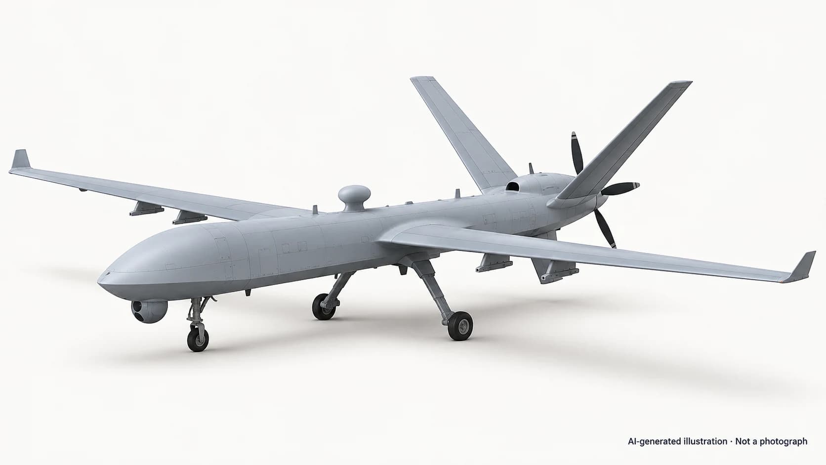AI-generated illustration · Not a photograph — Representative exterior of Korean Air KUS-FS