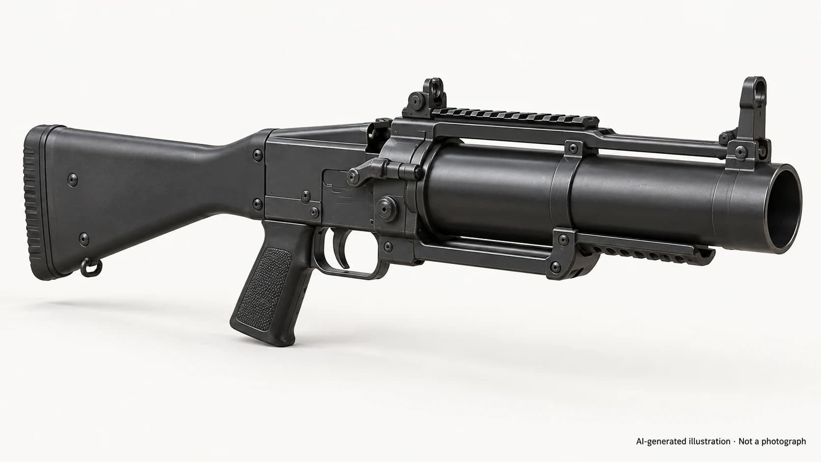 AI-generated illustration · Not a photograph — Representative exterior of STK 40 GL