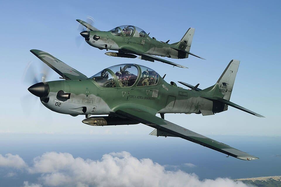 Embraer EMB 314 Super Tucano — licensed reference photograph