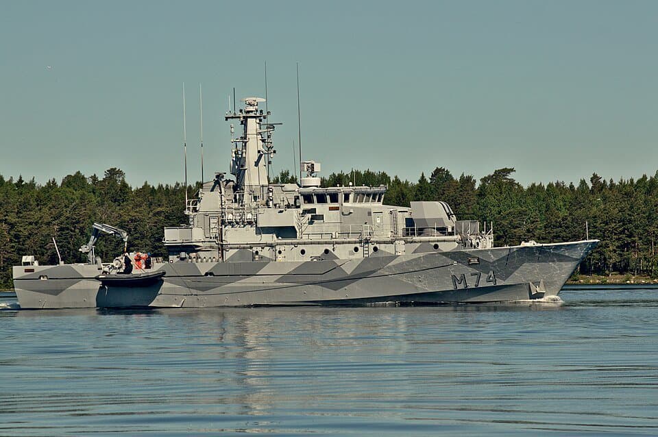 Koster-class mine countermeasures vessel — licensed reference photograph
