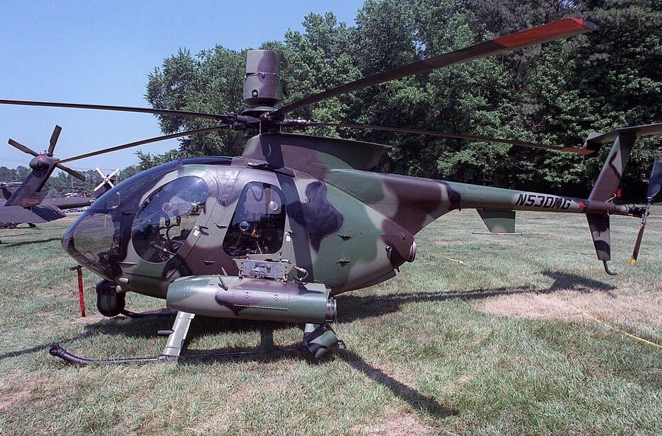 McDonnell Douglas MD 500 Defender — licensed reference photograph