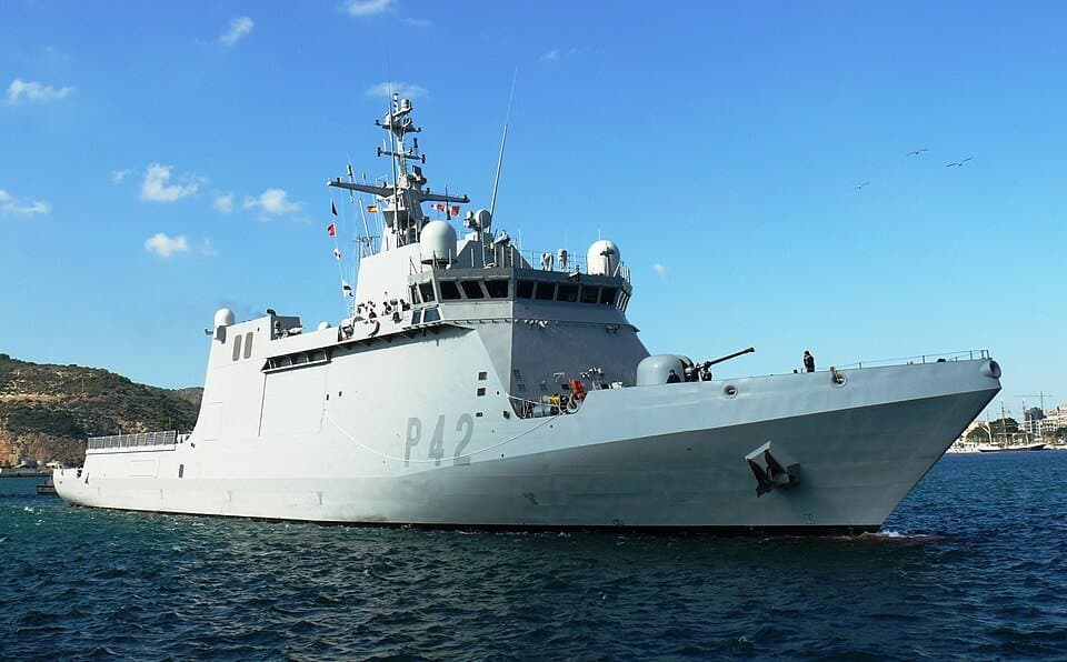 Meteoro-class patrol vessel — licensed reference photograph