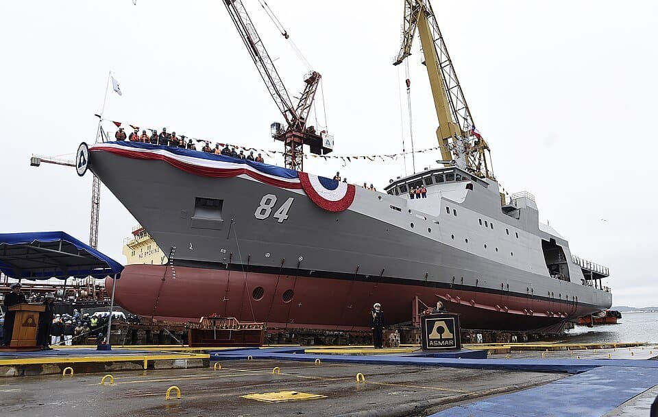 OPV-80-class patrol vessel — licensed reference photograph