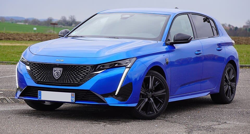 Peugeot 308 — licensed reference photograph