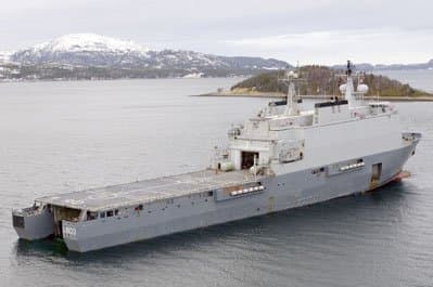 Rotterdam-class landing platform dock — licensed reference photograph