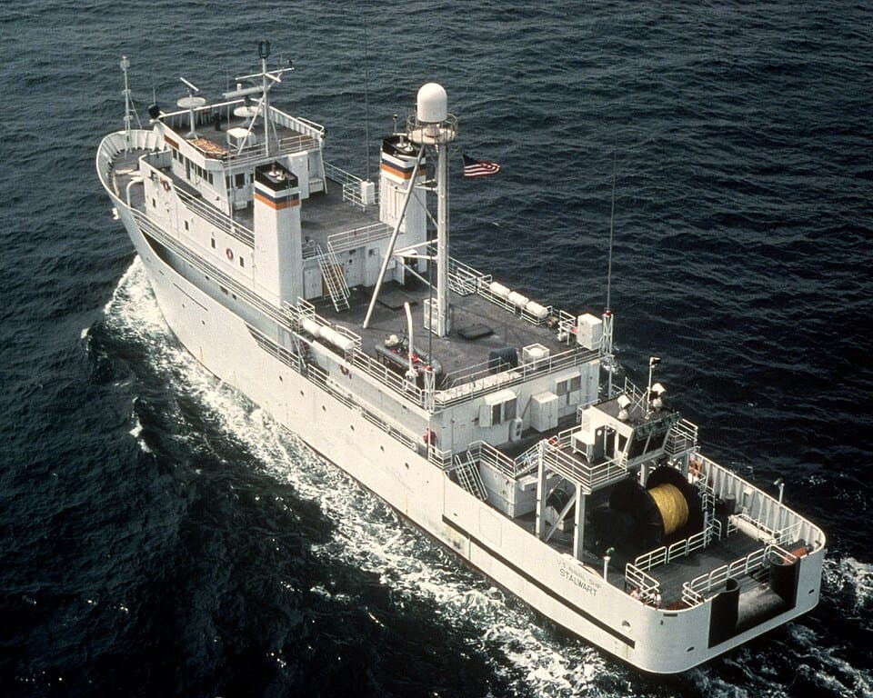 Stalwart-class ocean surveillance ship — licensed reference photograph