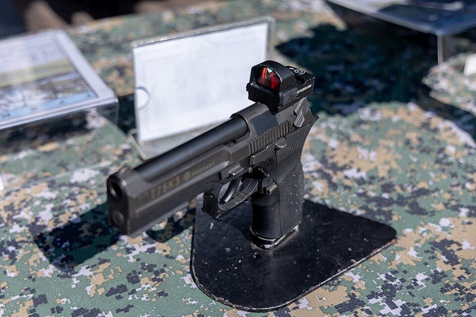 T75 pistol — licensed reference photograph