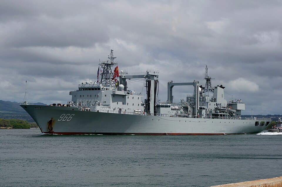 Type 903 replenishment ship — licensed reference photograph