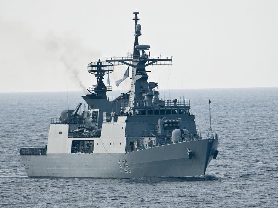 Ulsan-class frigate — licensed reference photograph