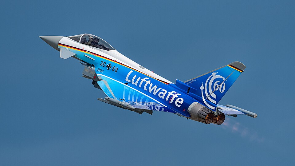 German Air Force Typhoon at ILA Berlin 2016