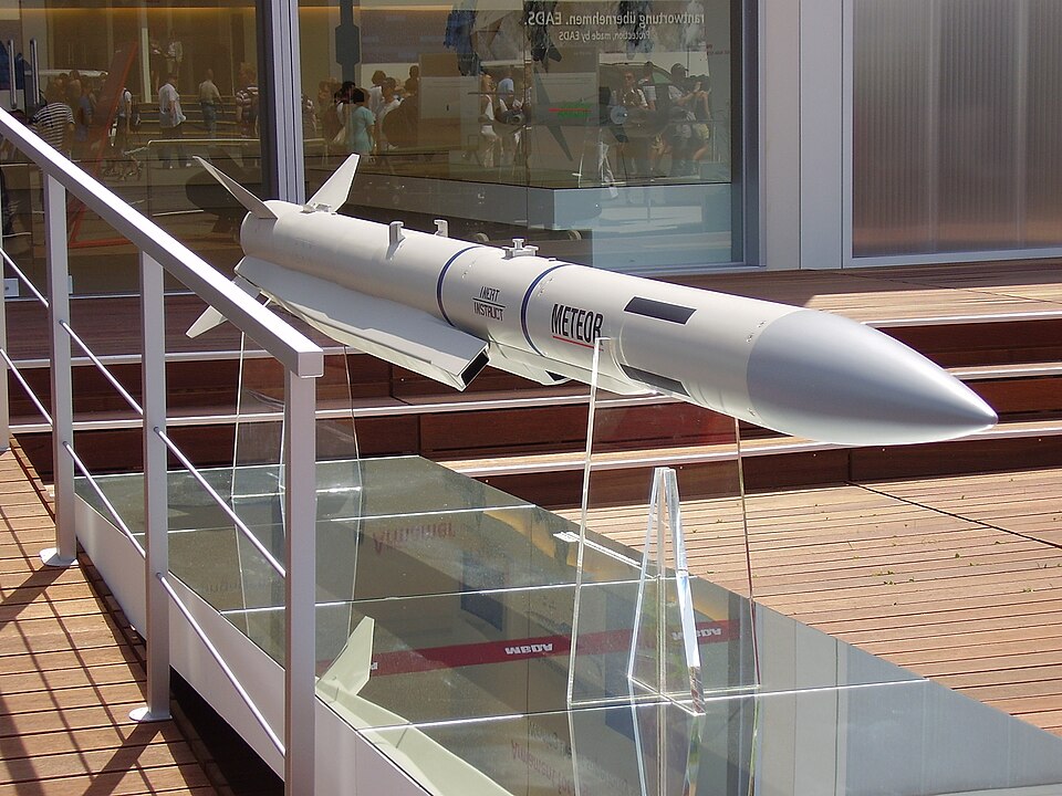 Inert Meteor training article displayed at ILA 2008