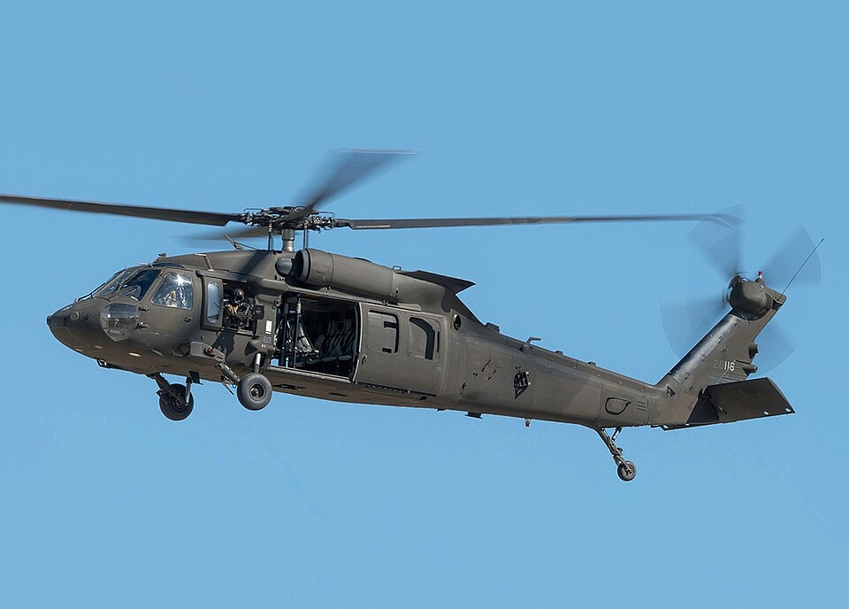 Wisconsin National Guard UH-60 at Fort McCoy in 2019