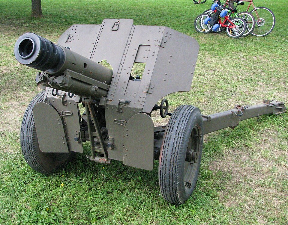 76 mm mountain gun M48 — licensed reference photograph