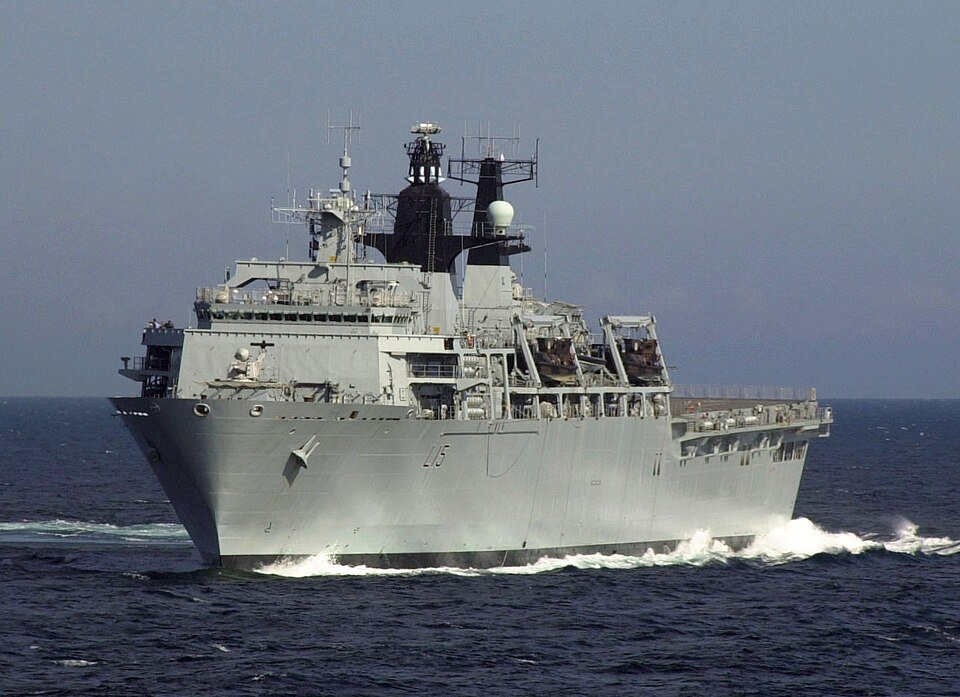 Albion-class landing platform dock — licensed reference photograph