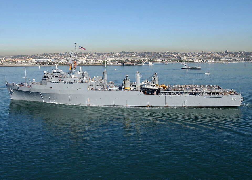 Anchorage-class dock landing ship — licensed reference photograph