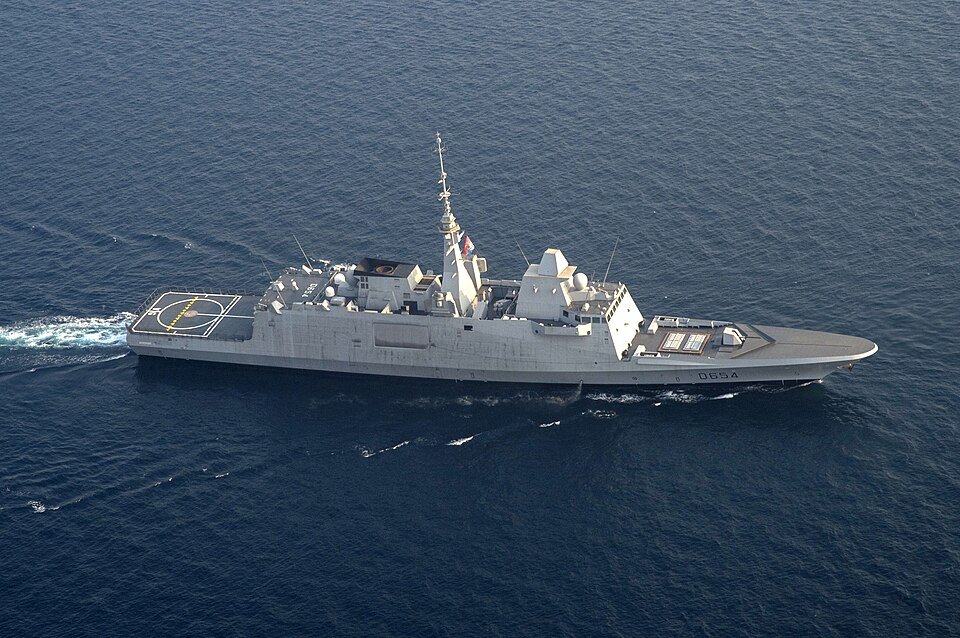 French frigate Auvergne — licensed reference photograph