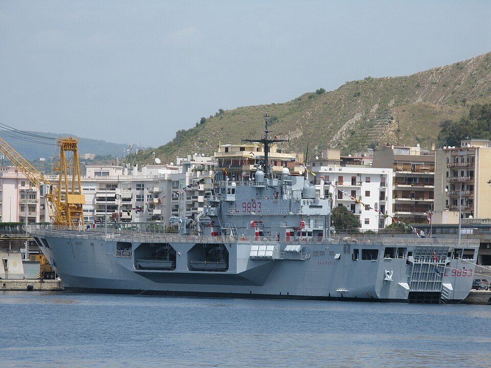 Italian ship San Marco (L 9893) — licensed reference photograph