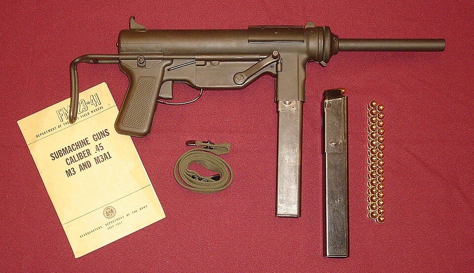 M3 submachine gun — licensed reference photograph