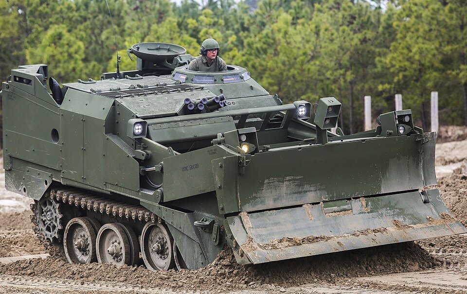 M9 armored combat earthmover — licensed reference photograph
