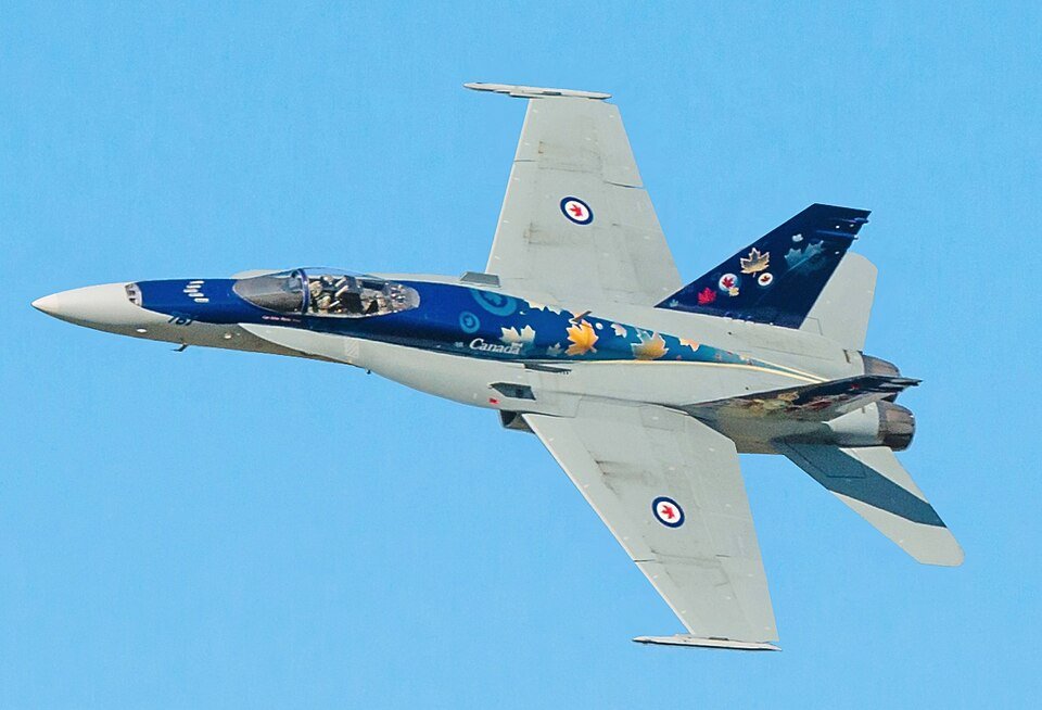 McDonnell Douglas CF-18 Hornet — licensed reference photograph