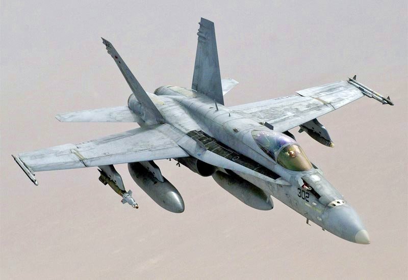 McDonnell Douglas F/A-18 Hornet — licensed reference photograph
