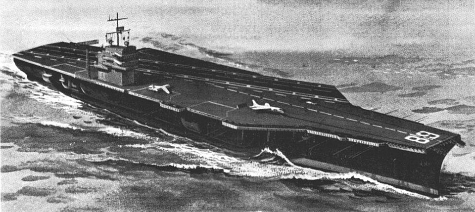 Nimitz-class aircraft carrier — licensed concept illustration