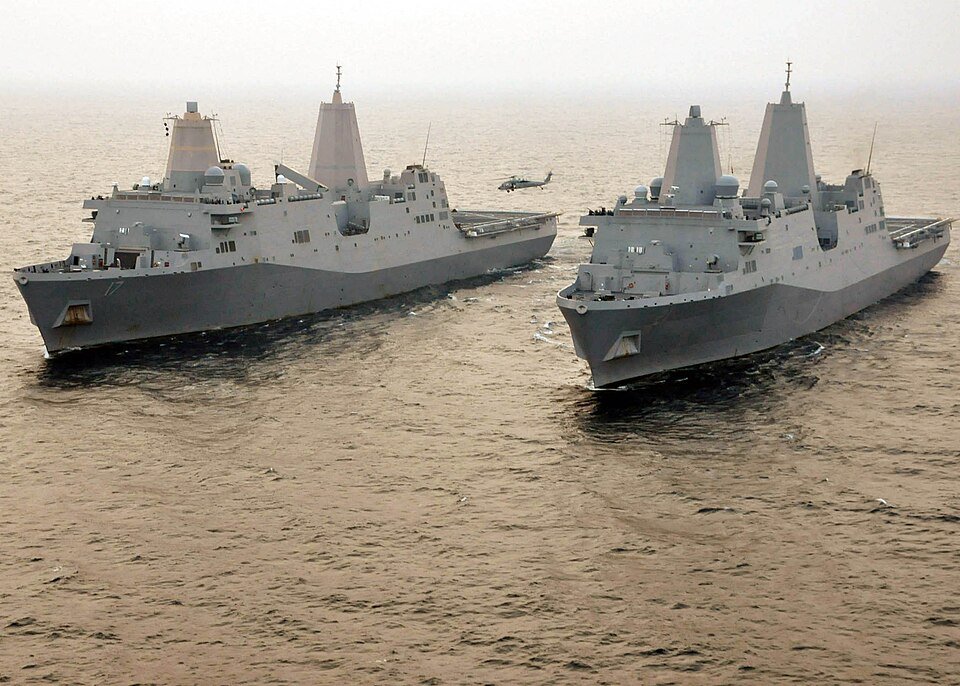 San Antonio-class amphibious transport dock — licensed reference photograph